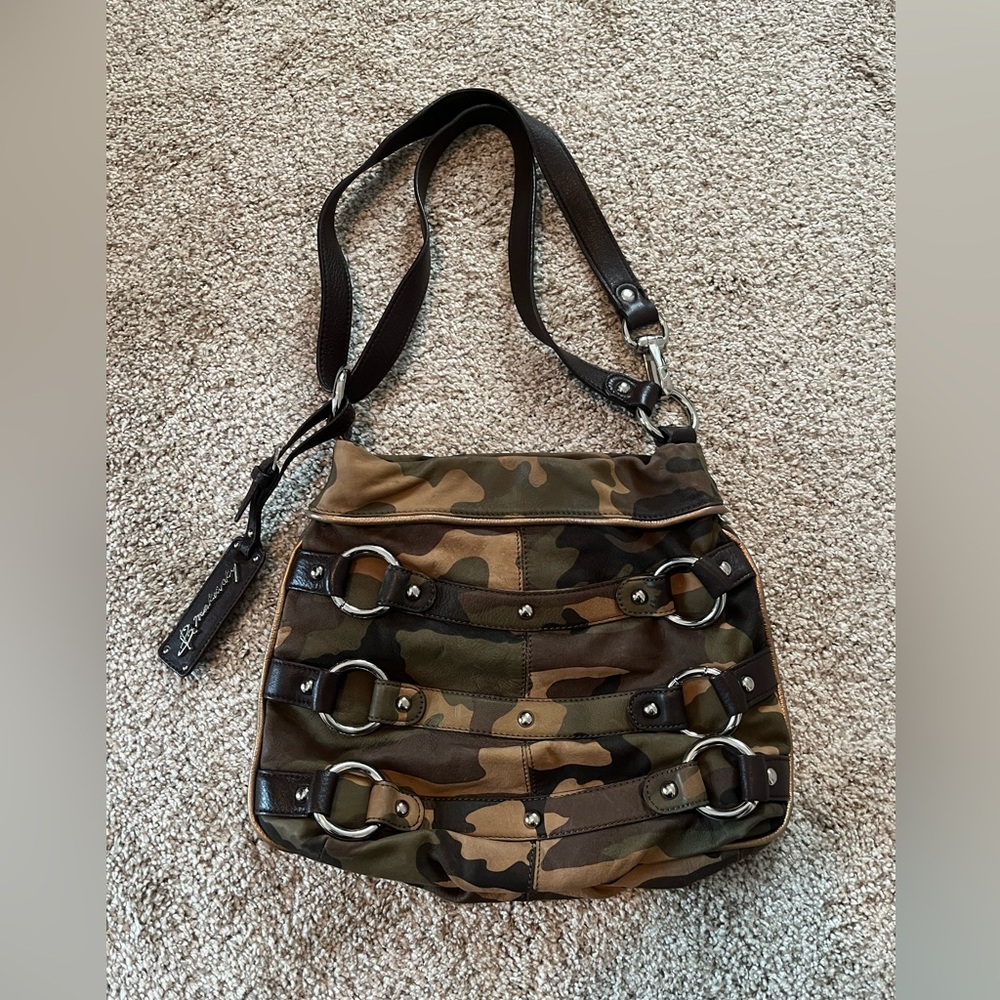 B.Makowsky genuine leather shoulder or crossbody bag medium size